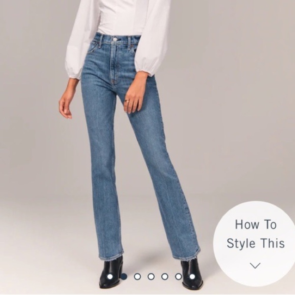 Abercrombie 70’s Vintage Flare Ultra High Rise Jeans
